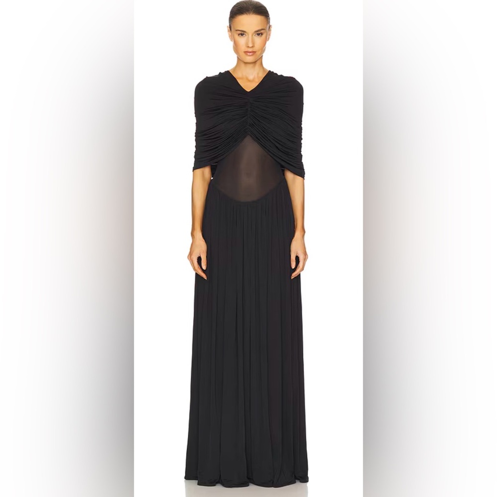 HELSA Philomena Jersey Dress in Black